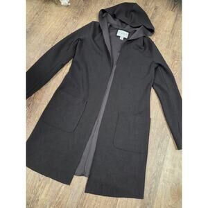 Carolina Belle Montreal Long Duster Cardigan Sweater Size XS Hooded